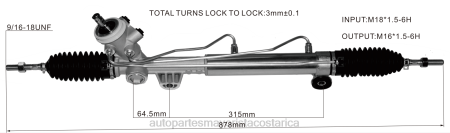 Repuestos de motos Alajuela - cremallera de dirección asistida 7836993l5 TJTB2712 BUICK