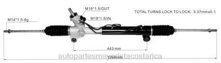 Mayorista Repuestos de motos - cremallera de dirección asistida 96626519 96626518 04817547 96626520 TJTB2706 CHEVROLET