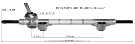 Autopartes San Jose - cremallera de dirección asistida 52044921 52044919 520449190 TJTB2799 FIAT