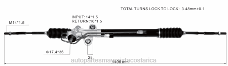 Mayorista Repuestos de motos - Cremallera de dirección asistida 53601-tk8-a01 TJTB2526 HONDA