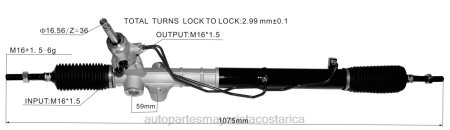 Autopartes mayorista - cremallera de dirección asistida 57700-2s100 57700-2s000 TJTB2750 HYUNDAI/KIA