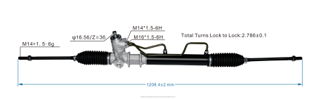 Repuestos de motos en Costa Rica - cremallera de dirección asistida 57700-29100 TJTB2731 HYUNDAI/KIA