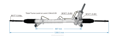 Autopartes Costa Rica - cremallera de dirección asistida bp4l-32-110 bp6l-32-110 cc29-32-110a bbl3-32-110a TJTB2638 MAZDA