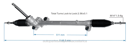 Mayorista Repuestos de motos - cremallera de dirección asistida gjg9-32-110c TJTB2646 MAZDA