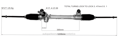 Repuestos de motos San Jose - cremallera de dirección asistida 4410a498 TJTB2553 MITSUBISHI