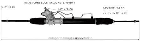 Repuestos de motos en Costa Rica - cremallera de dirección asistida 49001-27n00 TJTB2591 NISSAN