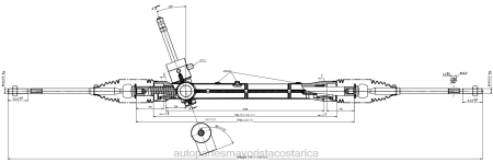 Autopartes Costa Rica - cremallera de dirección asistida 40360-30400 TJTB2848 GEELY