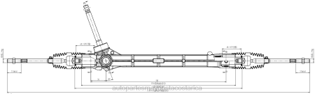 Mayorista de auto repuestos - cremallera de dirección asistida p8891751926 TJTB2847 GEELY