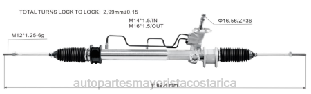 Repuestos de motos en Costa Rica - cremallera de dirección asistida pw891905 pw825852 TJTB2651 PROTON/PERODUA