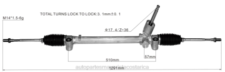 Repuestos de motos en Costa Rica - cremallera de dirección asistida 48500-52r01 TJTB2621 SUZUKI