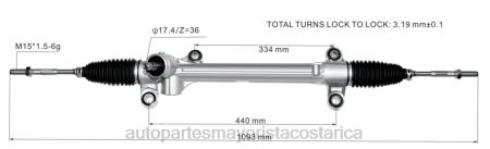 Autopartes mayorista - Cremallera de dirección asistida 45510-02730 45510-02630 TJTB2440 TOYOTA