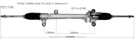 Autopartes mayorista - cremallera de dirección asistida 45510-28122 TJTB2510 TOYOTA