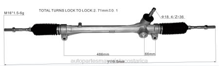 Autopartes mayorista - cremallera de dirección asistida 45510-48070 TJTB2520 TOYOTA