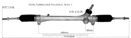 Repuestos de motos en Costa Rica - cremallera de dirección asistida 45510-48030 TJTB2521 TOYOTA