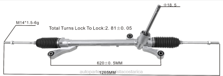 Autopartes Costa Rica - cremallera de dirección asistida cn153a500aa TJTB2668 FORD