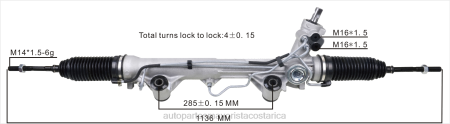 Repuestos de motos Cartago - cremallera de dirección asistida f87z-3504-lc/rm TJTB2665 FORD